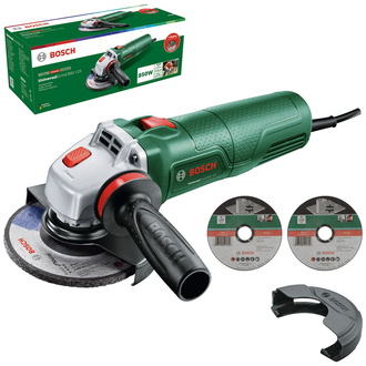 Bosch Winkelschleifer UniversalGrind 850-125, incl. 3 Scheiben, Karton