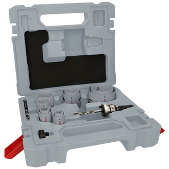 Bosch PRO Lochsäge Multi Material Q-Lock Aufsteckhalter-Set, 10-tlg., Art.Nr. 2608901550