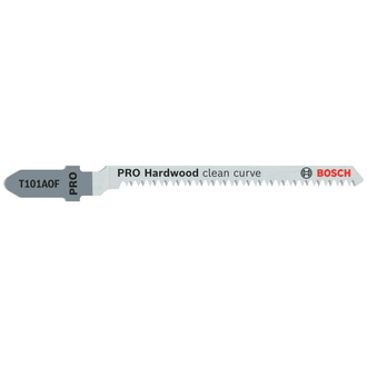 Bosch PRO Stichsägeblatt Hardwood clean curve T101AOF, 83 mm, 2-tlg.