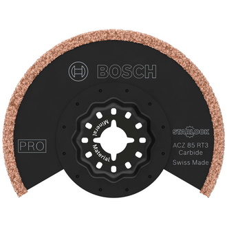 Bosch PRO Segmentsägeblatt ACZ 85 RT3 für Multifunktionswerkzeuge, 85 x 2.5 mm, Art.Nr. 2608669120