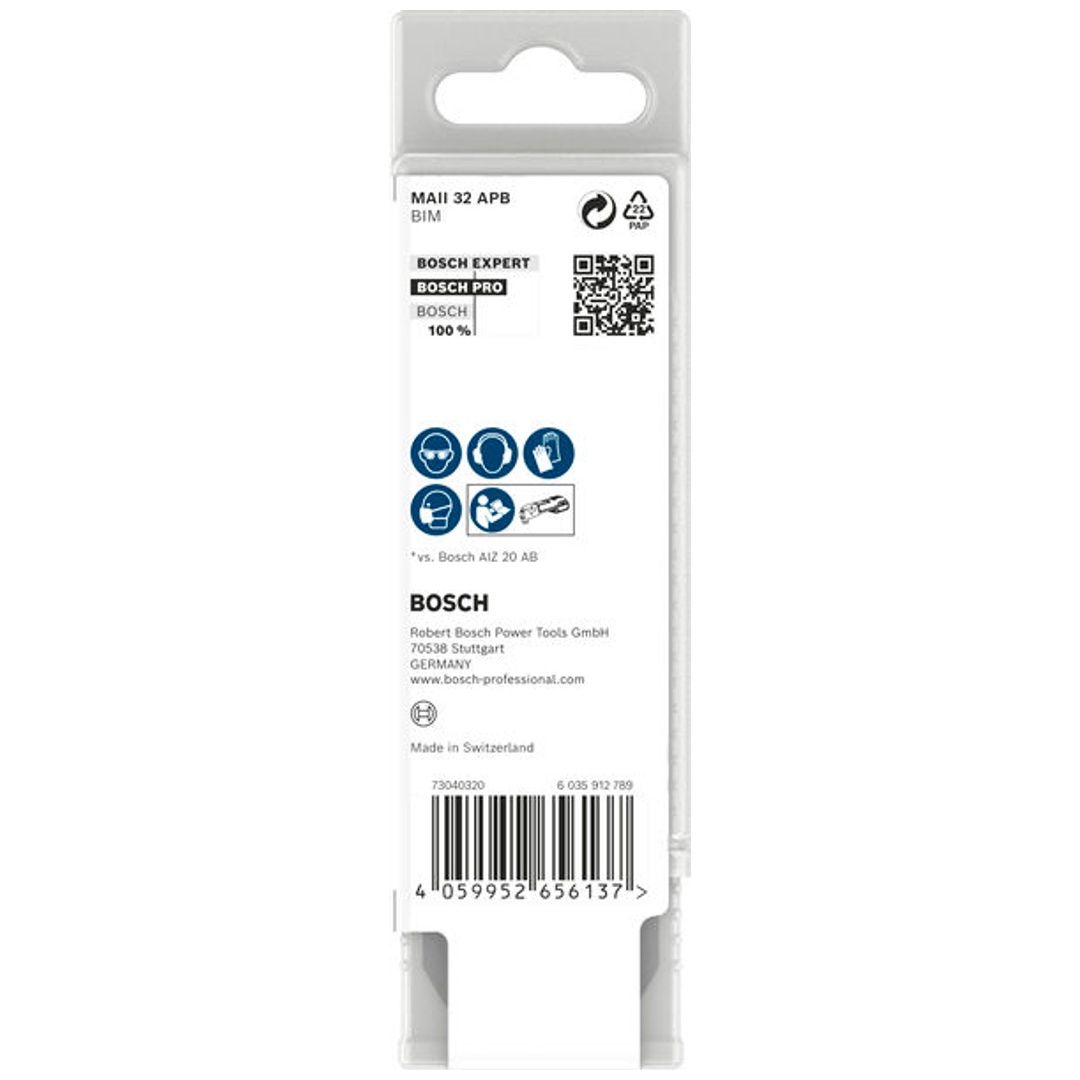 Bosch PRO Tauchsägeblatt MAII 32 APB für Multifunktionswerkzeuge, 32 x 80 mm, Art.Nr. 2608669134