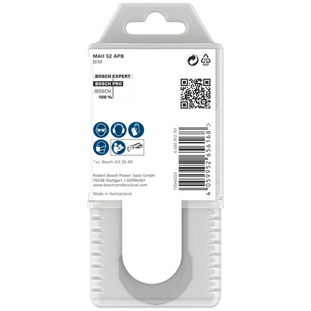Bosch PRO Tauchsägeblatt MAII 52 APB für Multifunktionswerkzeuge, 52 x 75 mm, Art.Nr. 2608669137