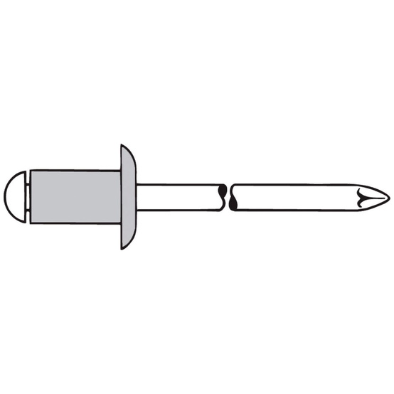 Flachrundkopf-Blindnieten-Standard