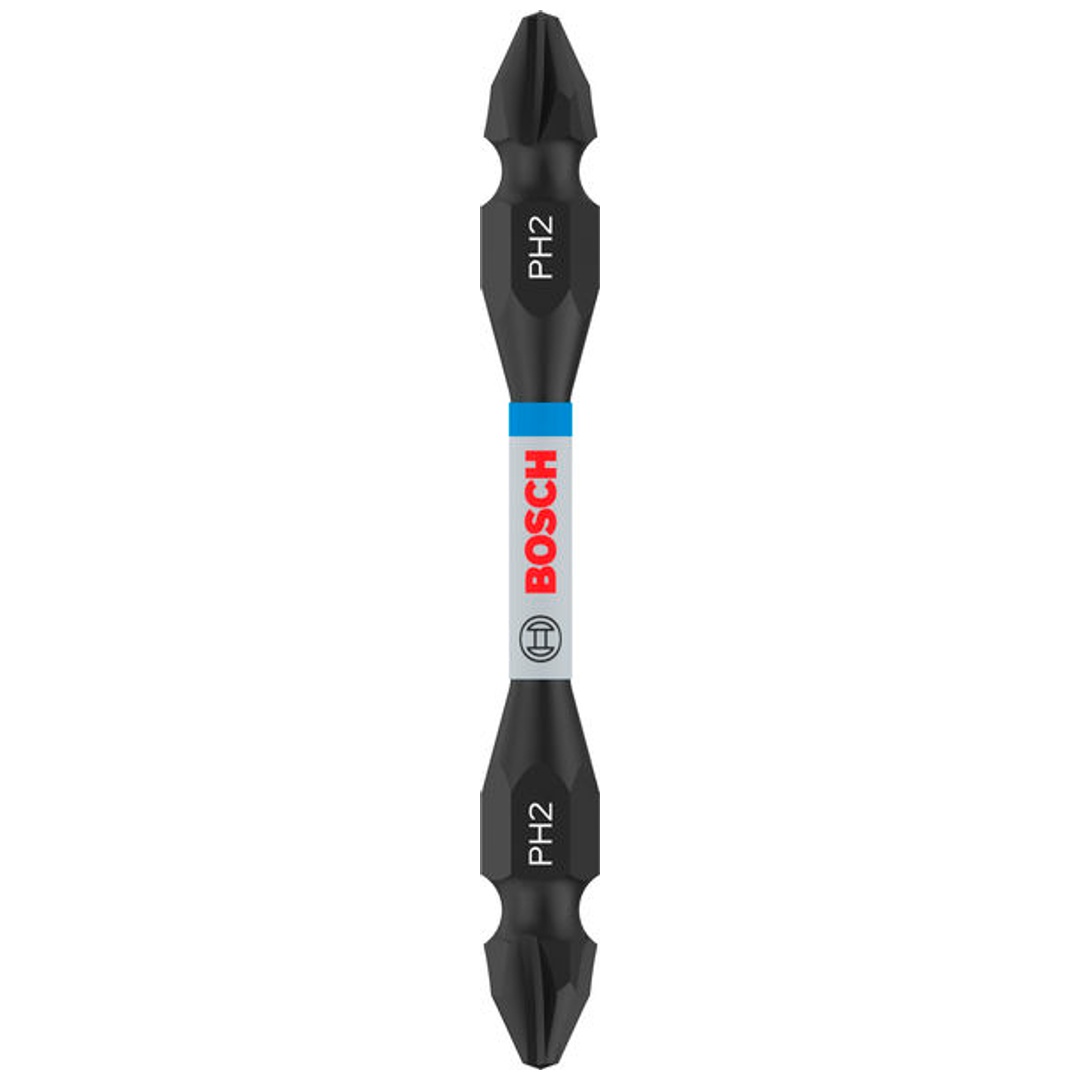 Bosch PRO Impact Schrauberbit mit Doppelklingen u. Pick and Click-Einsätzen, PH2, 65mm