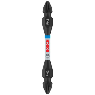 Bosch PRO Impact Schrauberbit mit Doppelklingen u. Pick and Click-Einsätzen, PH2, 65mm