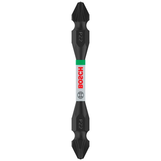 Bosch PRO Impact Schrauberbit mit Doppelklingen u. Pick and Click-Einsätzen, PZ2, 65mm