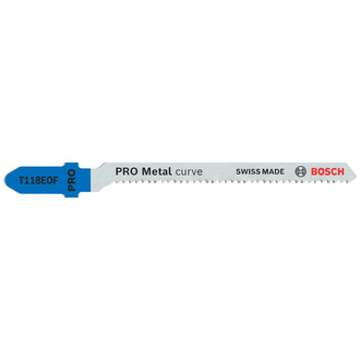 Bosch PRO Stichsägeblatt Metal curve T118EOF, 83 mm, 2-tlg.