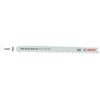 Bosch PRO Stichsägeblatt Multi Material thick and thin T345XF, 132 mm, 2-tlg.