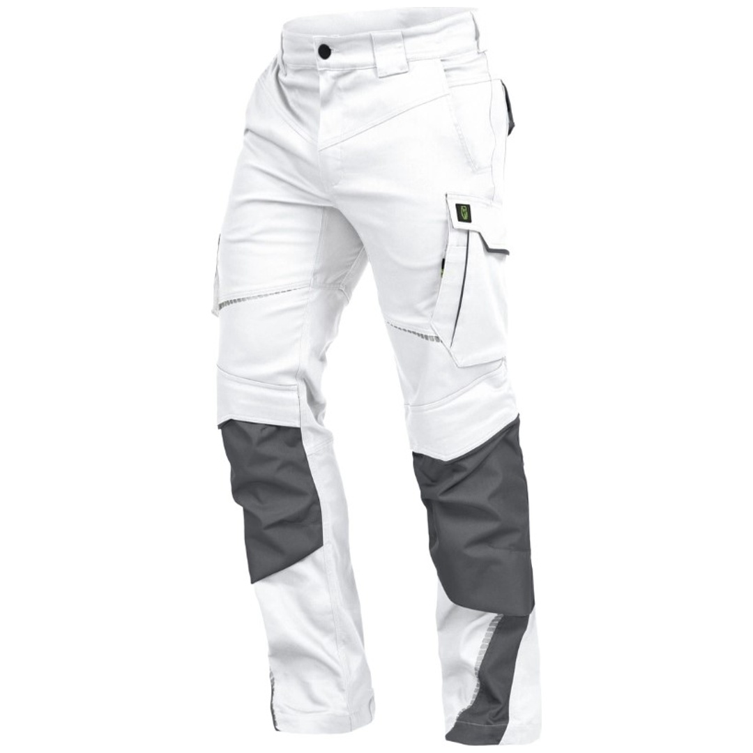 Kollmannsberger-Bundhose Leibwächter Gr. 30 weiß/grau mit Logo