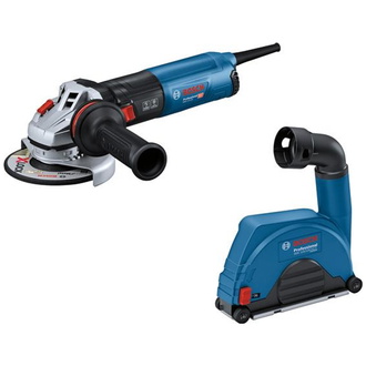 Bosch Combi-Set: Winkelschleifer GWS 14-125 + Absaughaube GDE 115/125 FC-T