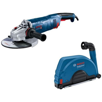 Bosch Combi-Set: Winkelschleifer GWS 24-230 JZ + Absaughaube GDE 230 FC-S