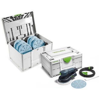 Festool Exzenterschleifer ETS EC 150/3 EQ-SYS GR, incl. Zubehör, Systainer