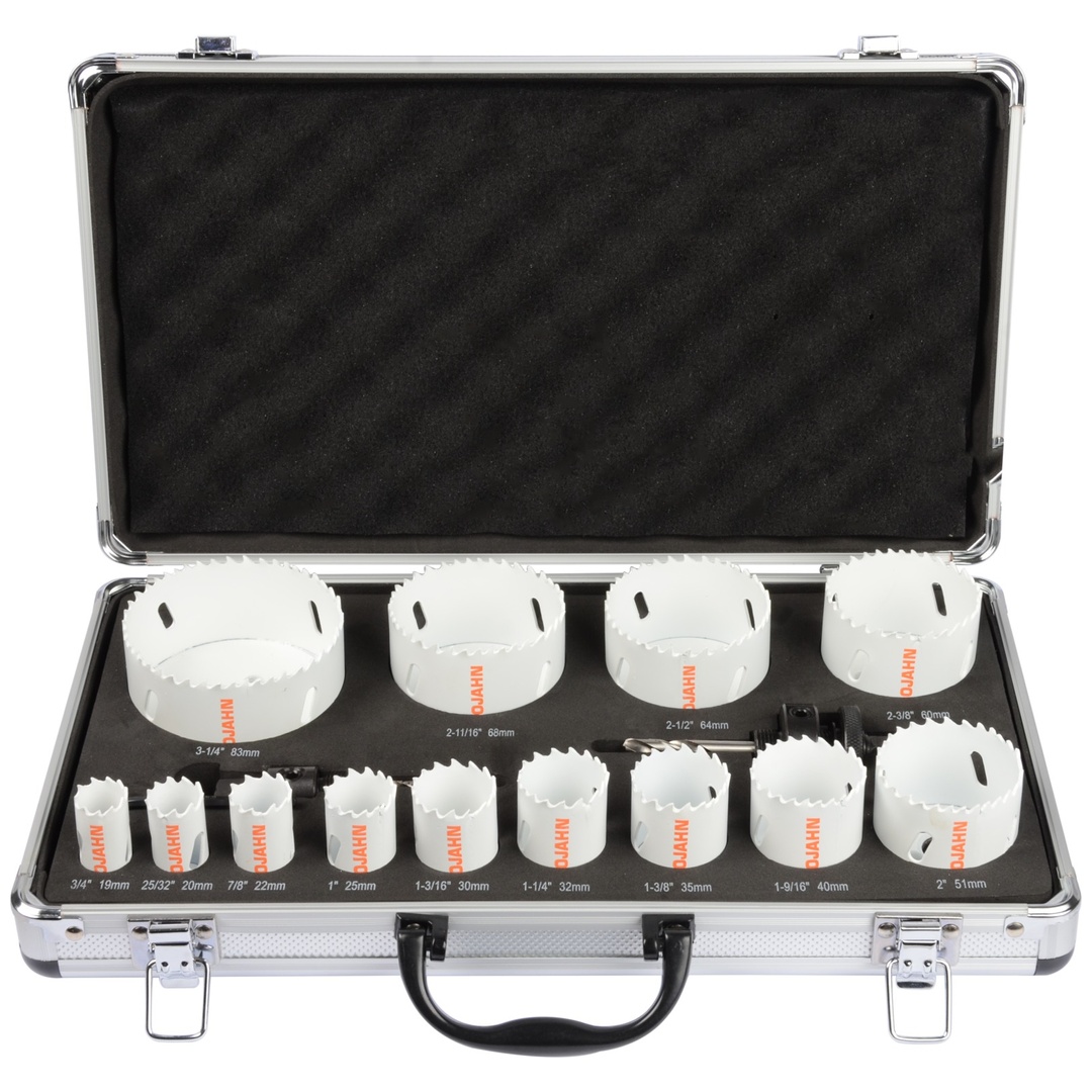 Projahn Bi-Metall Lochsägen-Set 15-teilig Ø 19 mm - 83 mm