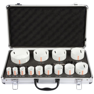 Projahn Bi-Metall Lochsägen-Set 15-teilig Ø 19 mm - 83 mm