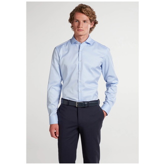 Eterna Herren Hemd Slim Fit 1/1 Arm 8817-10-F182 AL: 67 Gr. 45 blau