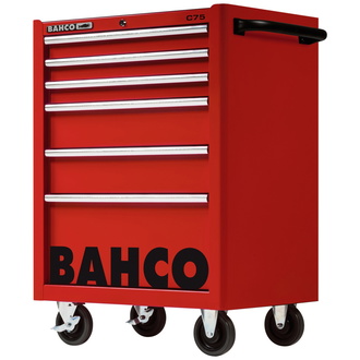 Bahco Classic Werkstattwagen 26" mit 6 Schubladen, rot