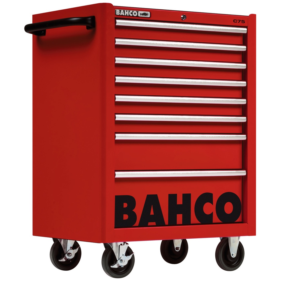 Bahco Classic Werkstattwagen 26 mit 8 Schubladen, rot