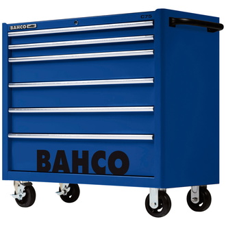 Bahco Classic Werkstattwagen 40" mit 6 Schubladen, blau