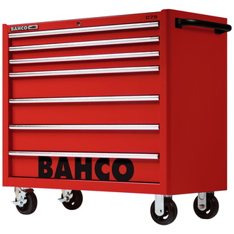 Bahco Classic Werkstattwagen 40" mit 7 Schubladen, rot