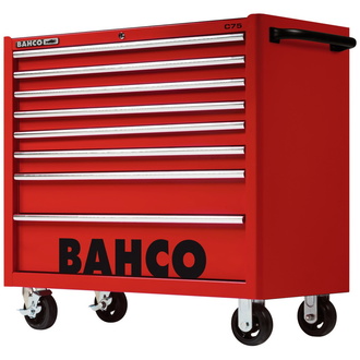 Bahco Classic Werkstattwagen 40" mit 8 Schubladen, rot