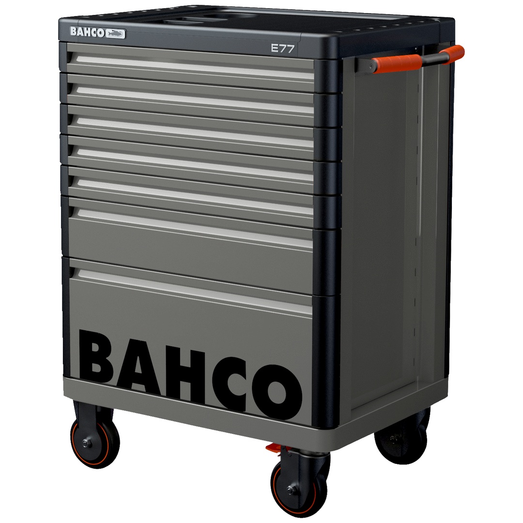 Bahco Premium Werkstattwagen mit 6 Schubladen, grau