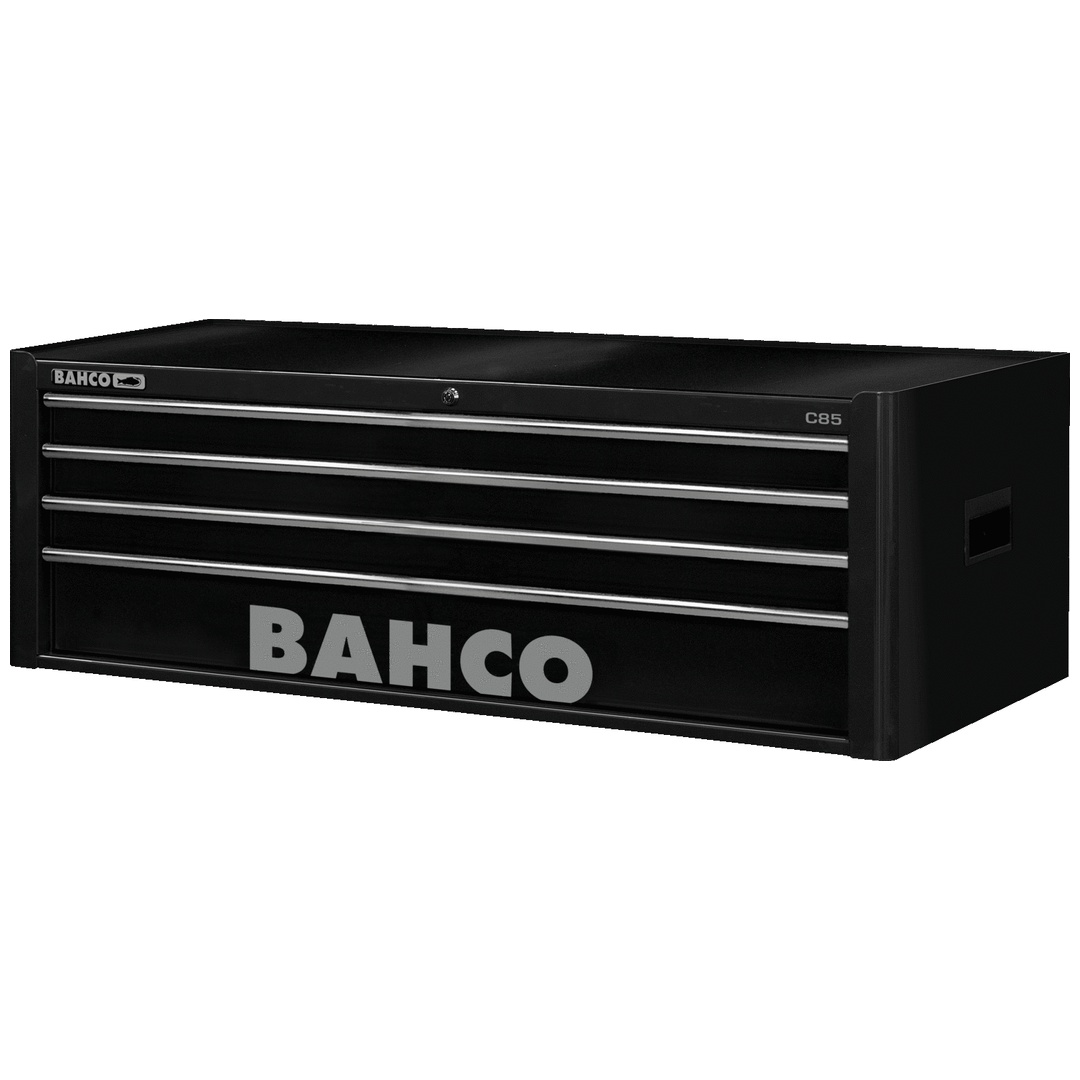 Bahco Classic Werkstattwagen-Aufsatz 40 mit 4 Schubladen, schwarz