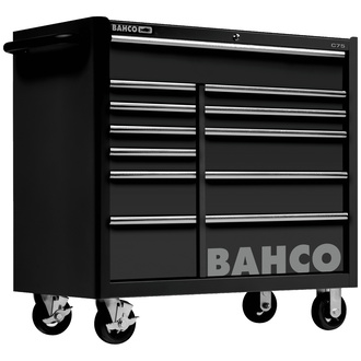 Bahco Classic Werkstattwagen 40" mit 2 Schubladenreihen, 12 Schubladen, schwarz