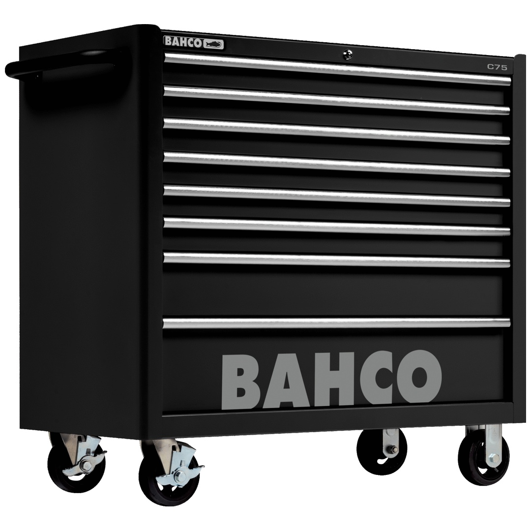 Bahco Classic Werkstattwagen 40 mit 8 Schubladen, schwarz