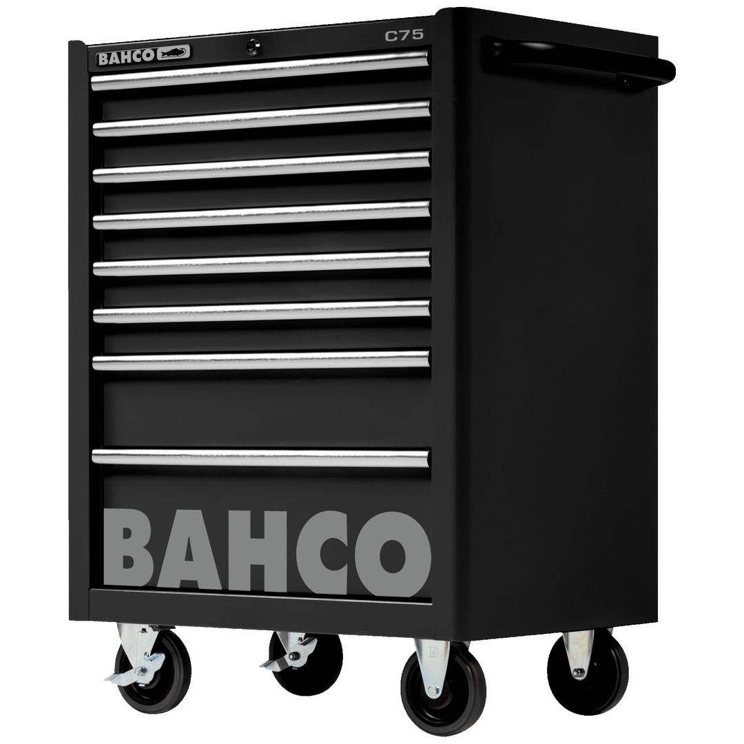 Bahco Classic Werkstattwagen 26 mit 8 Schubladen, schwarz