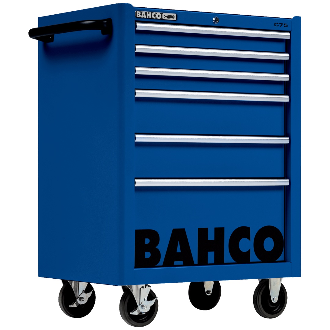 Bahco Classic Werkstattwagen 26 mit 6 Schubladen, blau