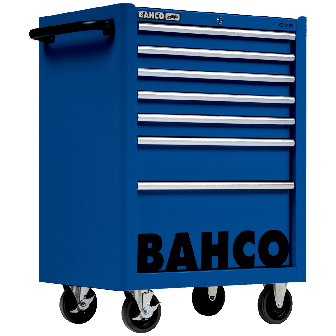 Bahco Classic Werkstattwagen 26 mit 7 Schubladen, blau