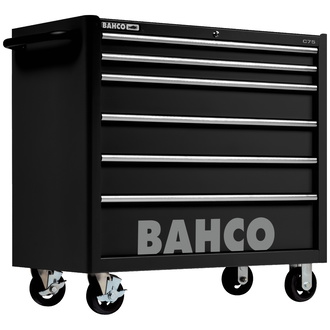 Bahco Classic Werkstattwagen 40" mit 6 Schubladen, schwarz