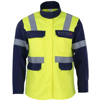 Asatex Multinorm-Jacke BGJA52 Langform Gr. 44 gelb/blau