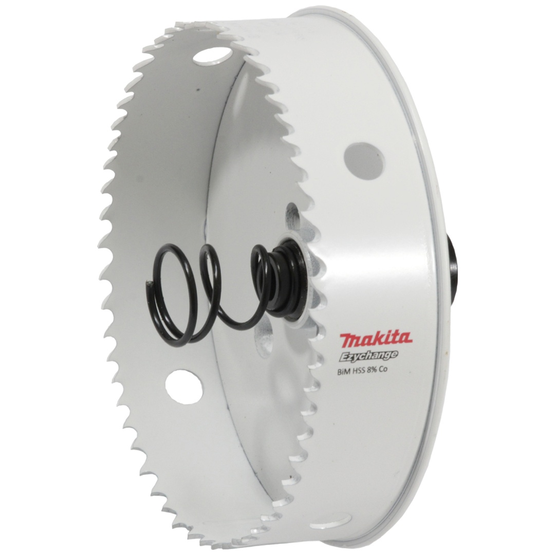Makita Lochsäge EZYCHANGE BiM Ø 102 mm, für dünne Bleche, mit Gegendruckfeder