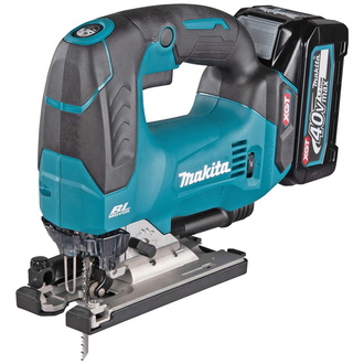 Makita Akku-Pendelhubstichsäge JV002GZ, 40 V, incl. 3x Stichsägeblatt, Zubehör, Karton