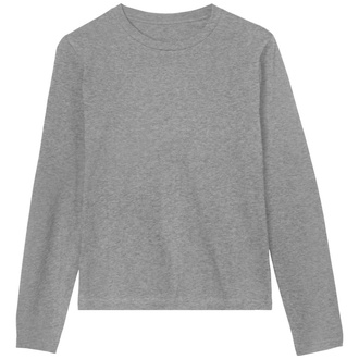 True Blanks Langarm-T-Shirt 73.8354 Damen Gr. 2XL grey melange