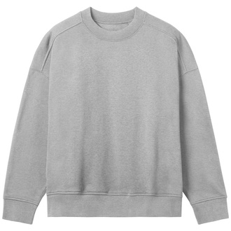 True Blanks Schwerer Damen Oversize Sweater "Contemporary" 73.8746 Gr. M grey melange