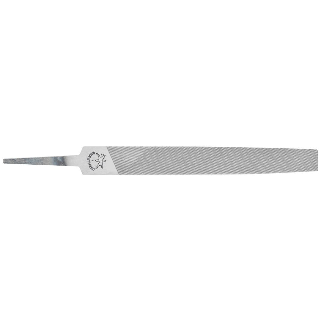 PFERD TOOLS Werkstattfeile Flachspitz 100mm Hieb 2 universell zum Schruppen und Schlichten