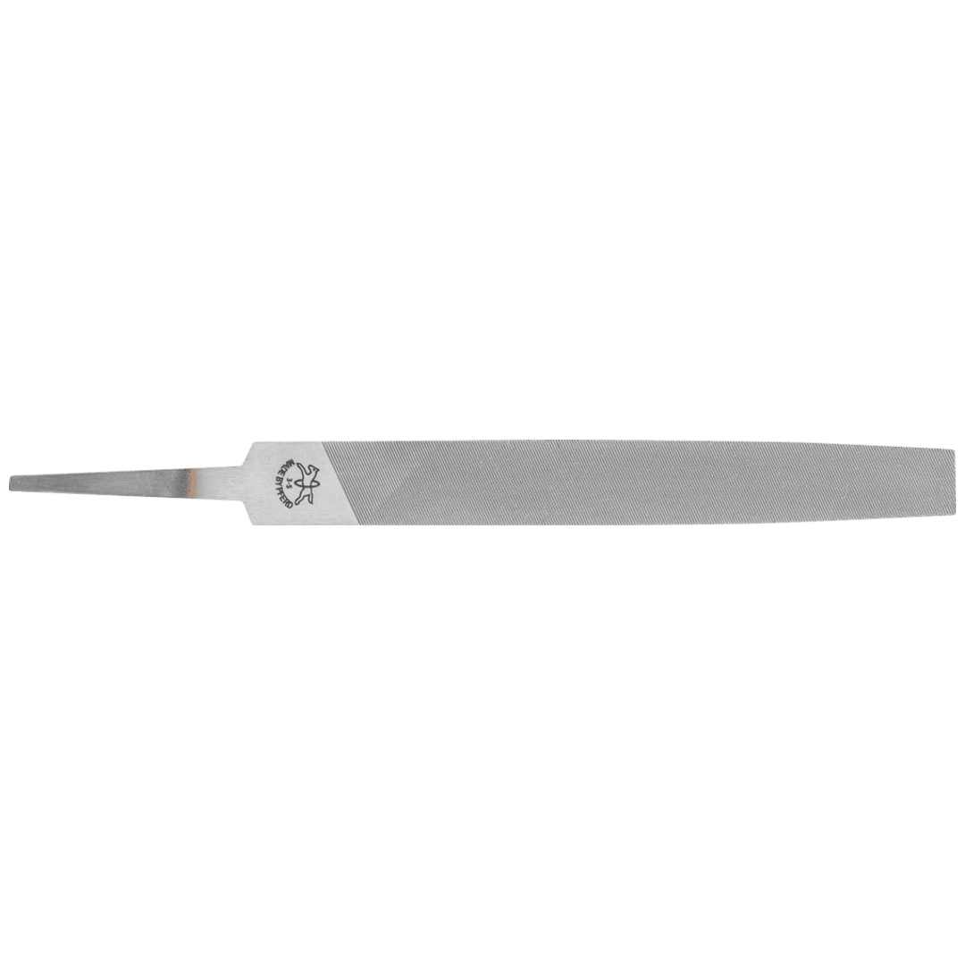 PFERD TOOLS Werkstattfeile Flachspitz 100mm Hieb 3 für Feinbearbeitung, Schlichten