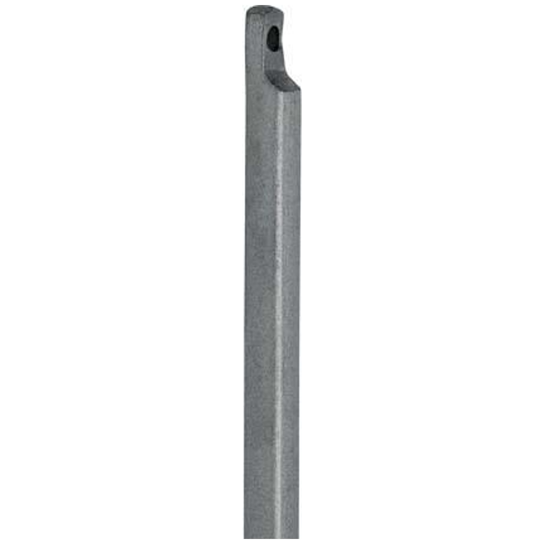 DENI Stangen für Tortreibriegel 10 x 1250 mm, hell-verz
