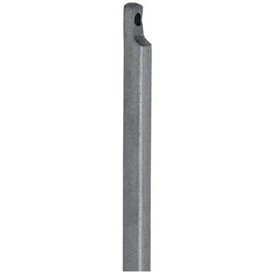 DENI Stangen für Tortreibriegel 16 x 1250 mm, hell-verz