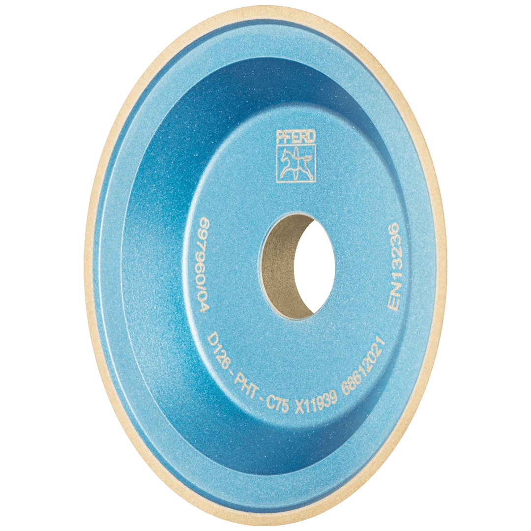 PFERD TOOLS Diamant-Schleifscheibe Kunstharz 12V9 PHT 230mm D126 (mittel) Trockenschliff
