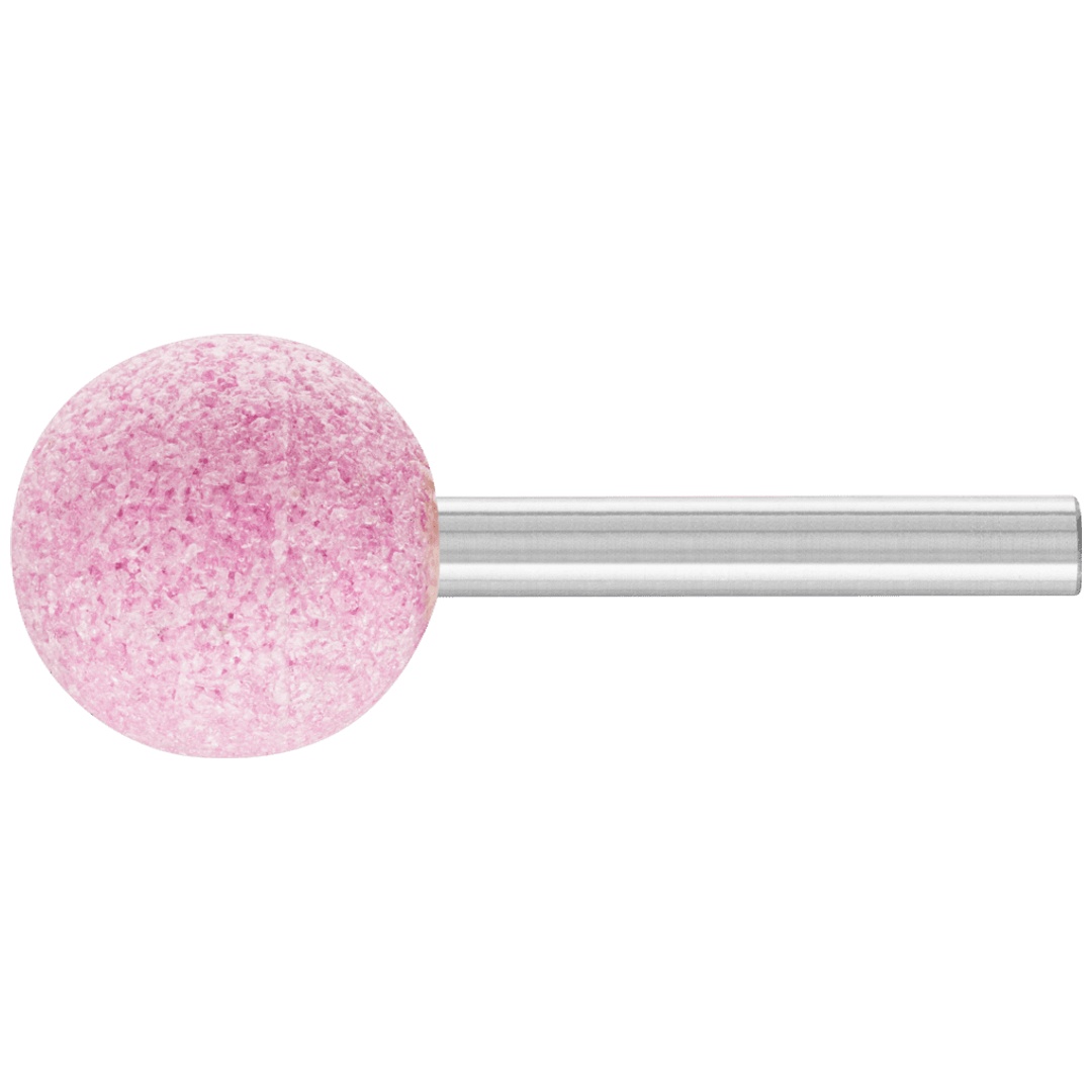 PFERD TOOLS STEEL EDGE Schleifstift Kugel Ø 25x25 mm Schaft-Ø 6,3 mm A30 für Stahl- und Stahlguss
