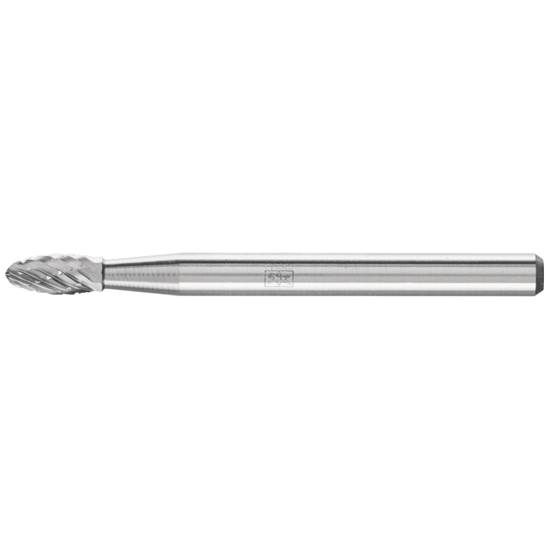 PFERD TOOLS Hartmetall Frässtift Flamme B Ø 03x07 mm Schaft-Ø 3 mm Z3P universal mittel kreuzverzahnt