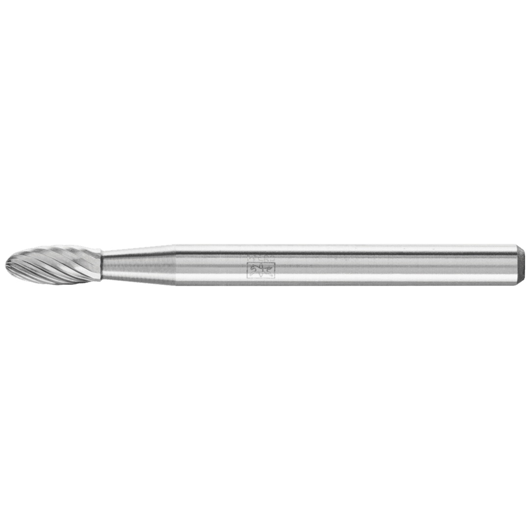 PFERD TOOLS Hartmetall Frässtift Flamme B Ø 03x07 mm Schaft-Ø 3 mm Z5 universal fein