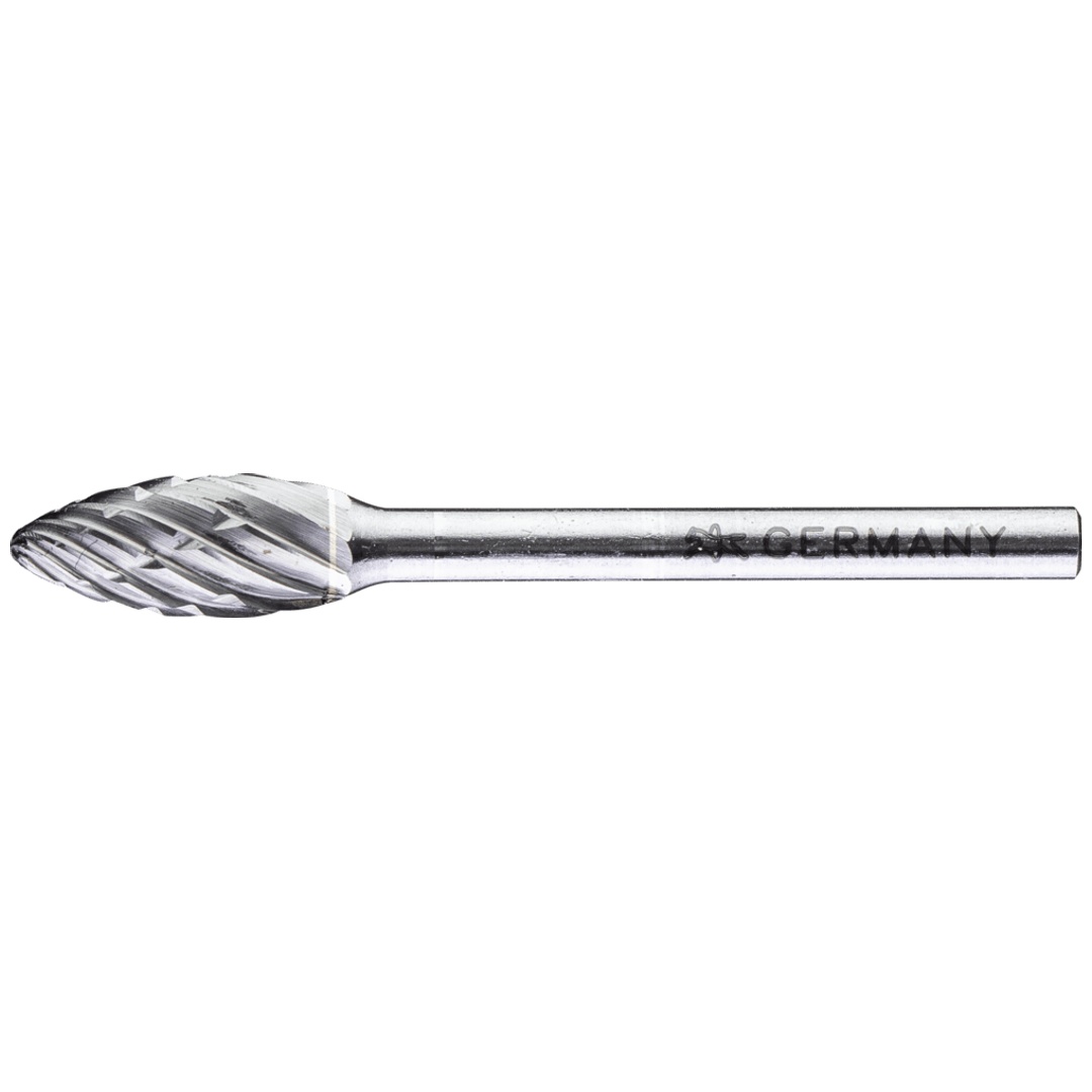 PFERD TOOLS Hartmetall Hochleistungsfrässtift ALLROUND Flamme B Ø06x13 mm Schaft-Ø 3 mm universal grob