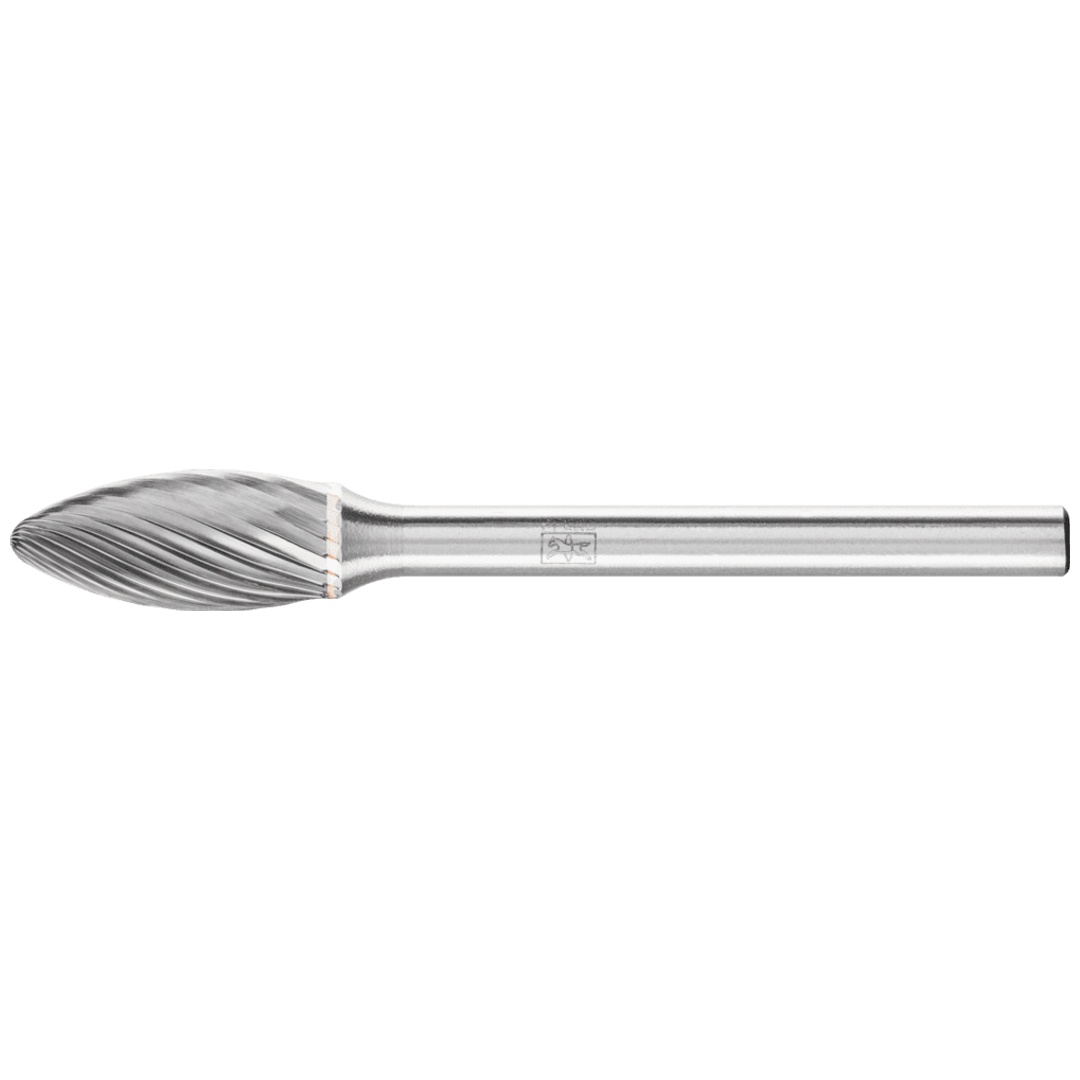 PFERD TOOLS Hartmetall Frässtift Flamme B Ø 06x13 mm Schaft-Ø 3 mm Z5 universal fein