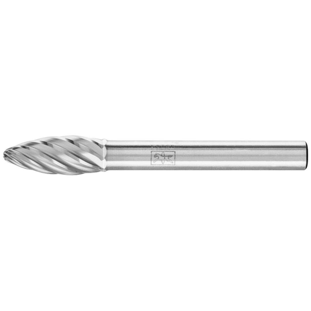 PFERD TOOLS Hartmetall Hochleistungsfrässtift INOX Flamme B Ø 08x20mm Schaft-Ø 6 mm für Edelstahl