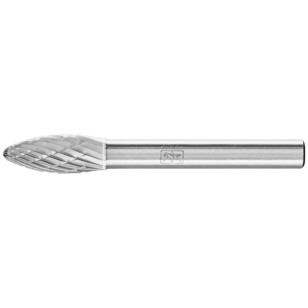 PFERD TOOLS Hartmetall Frässtift Flamme B Ø 08x20mm Schaft-Ø 6 mm Z3P universal mittel kreuzverzahnt