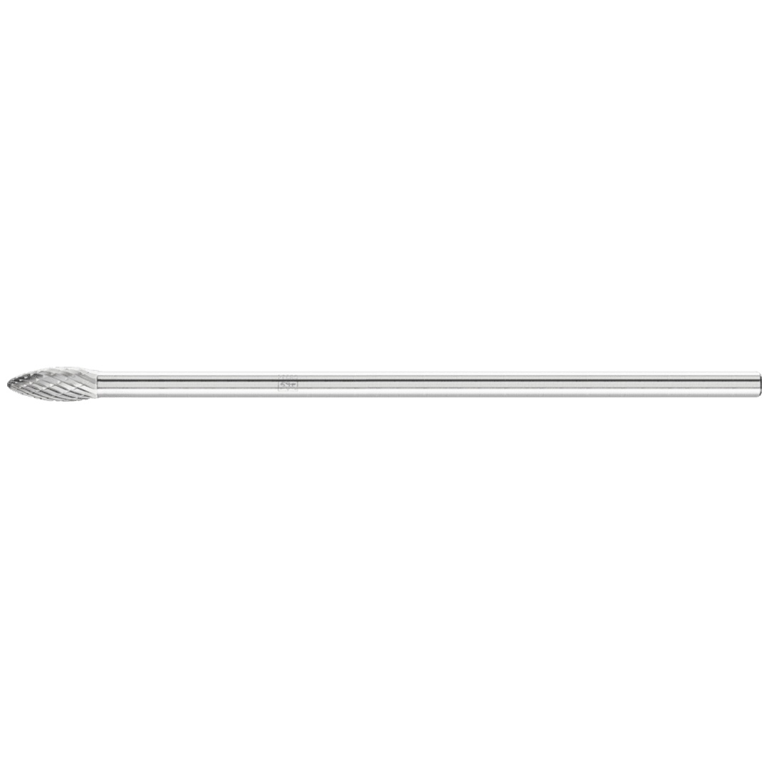 PFERD TOOLS Hartmetall Frässtift Flamme B Ø 08x20mm Schaft-Ø 6x150mm Z3P universal mittel kreuzverzahnt